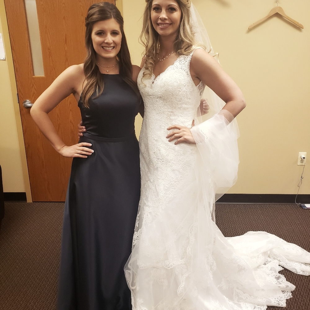 Charcoal Mori Lee Bridesmaid Dress